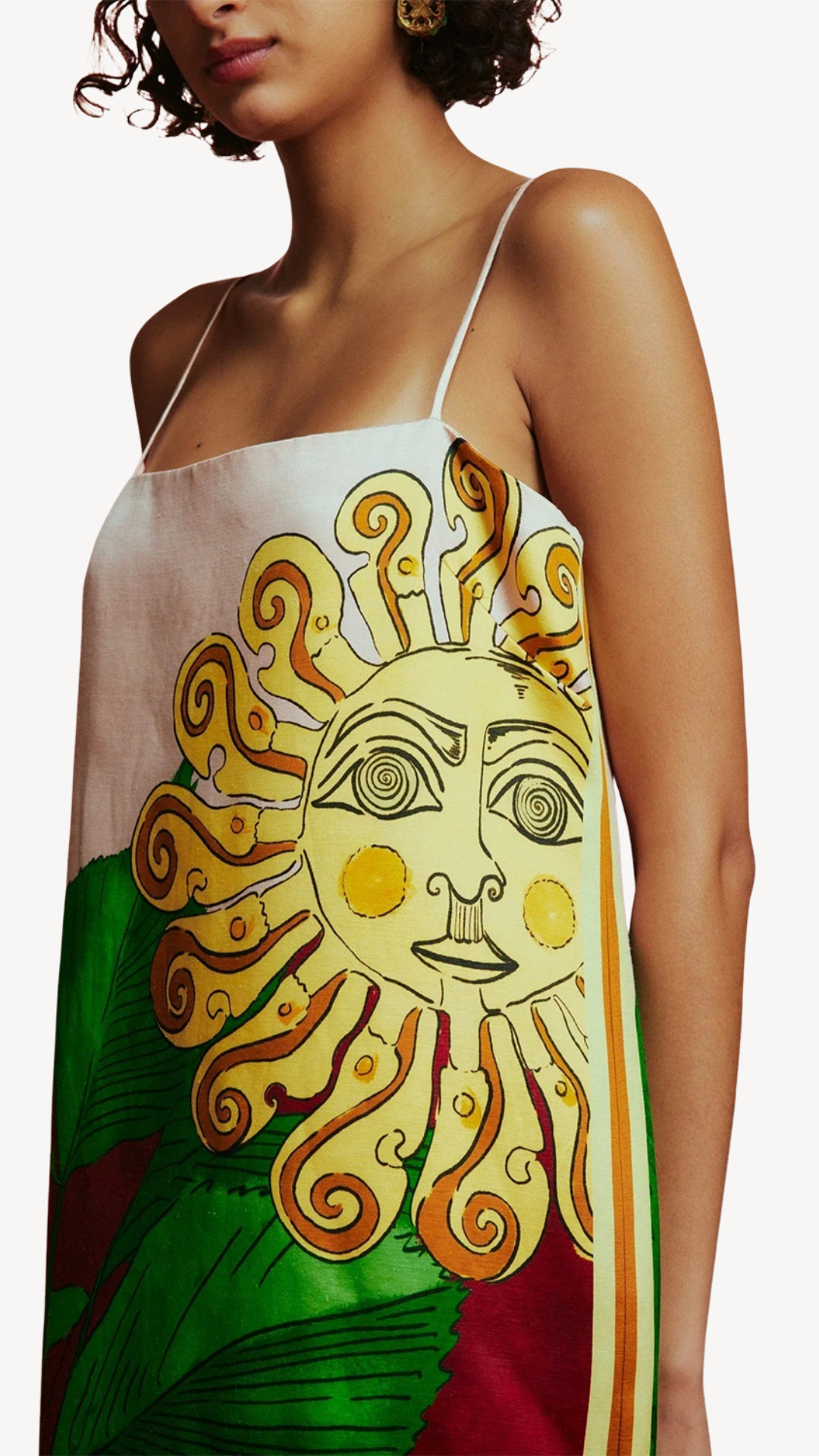 Alemais Tiger Slip Dress