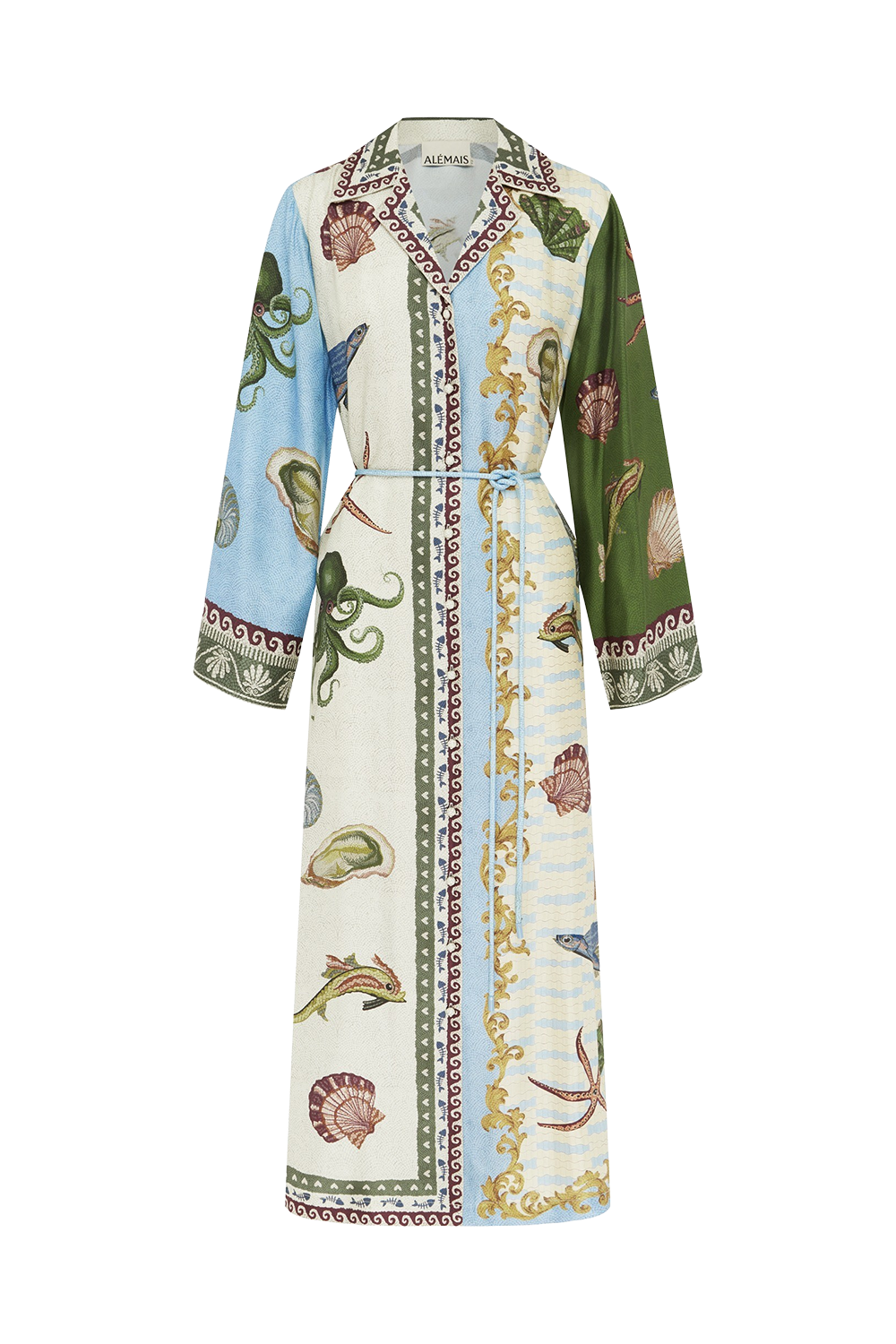 Bath House Silk Shirtdress