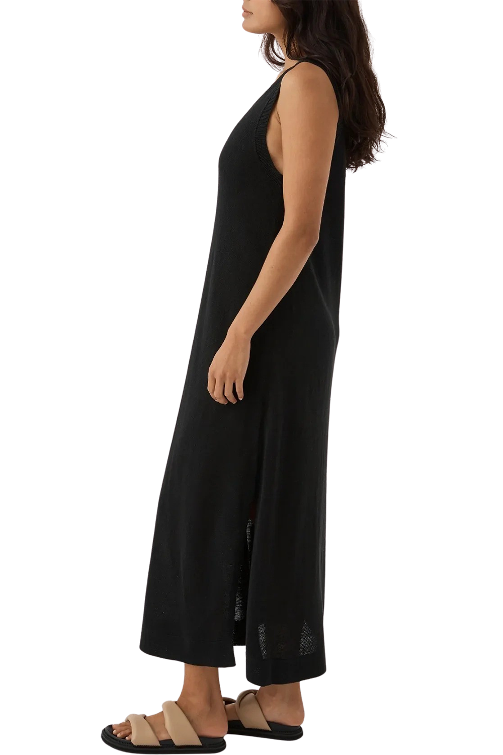 Brie Long Dress - Black