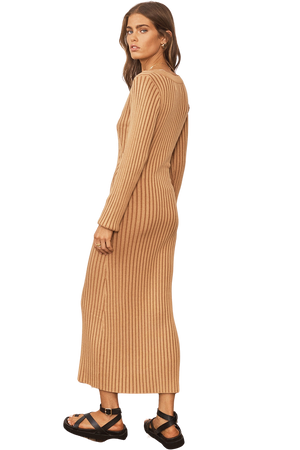Capria Knit Dress - Nougat
