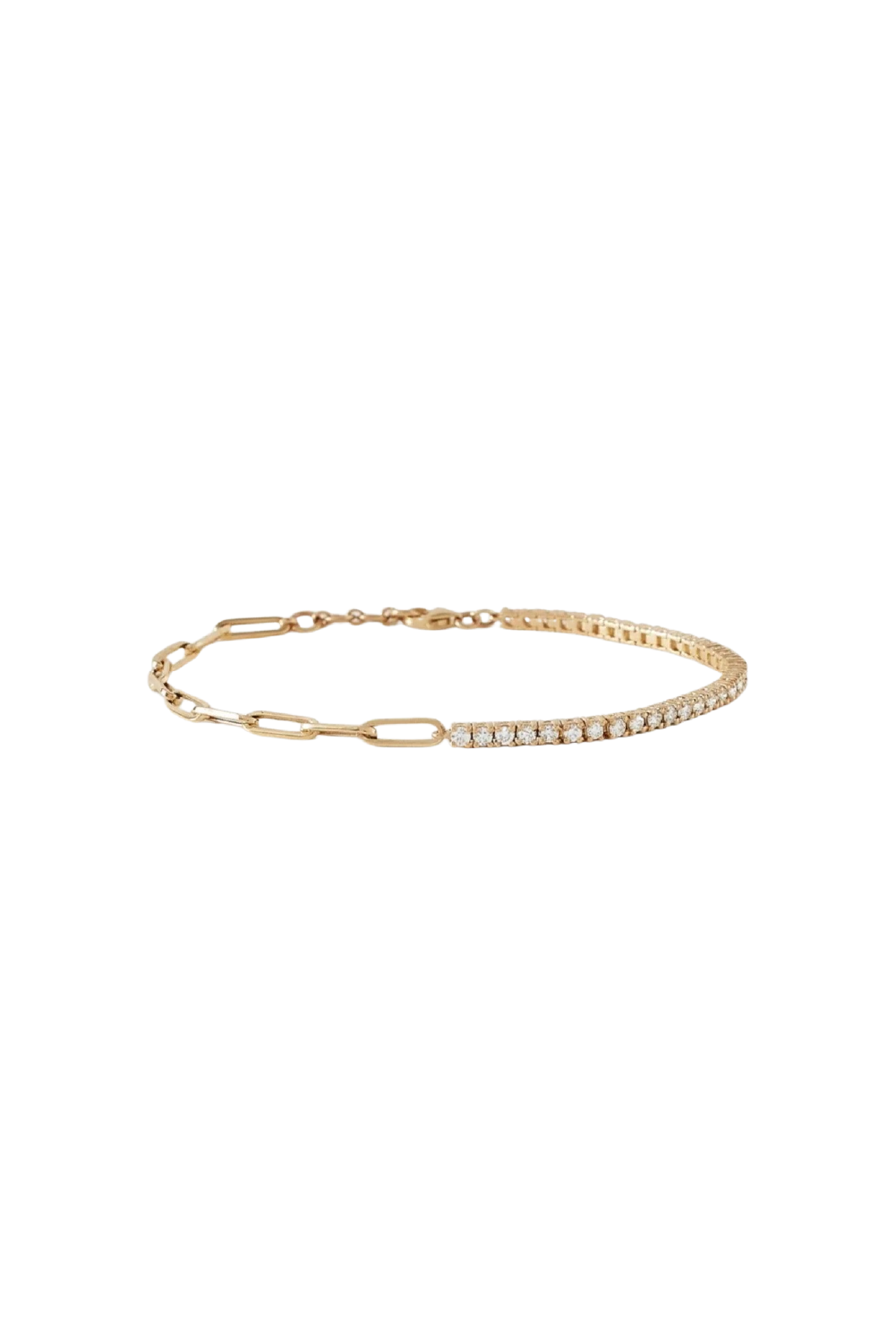 Coco Round Tennis Link Bracelet