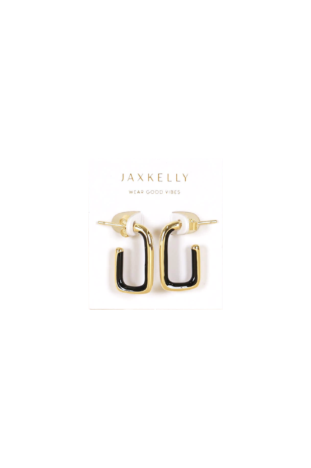 Enamel Rectangle Hoops