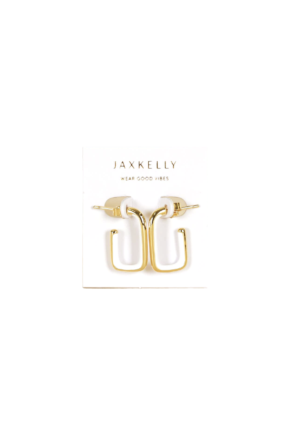 Enamel Rectangle Hoops