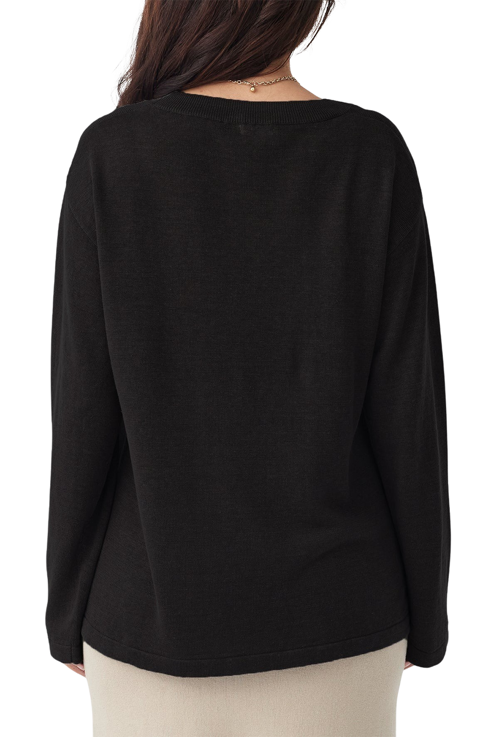 Hugo Long Sleeve T Shirt - Black