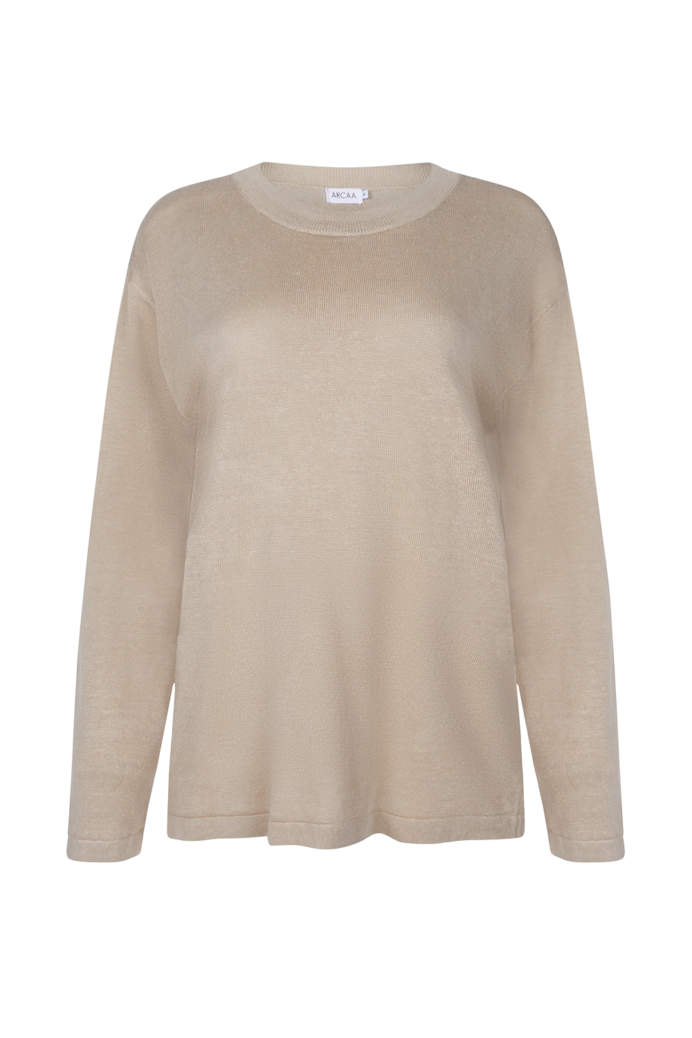 Hugo Long Sleeve T Shirt - Taupe