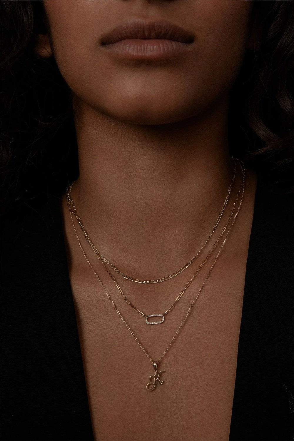Pavé Diamond Link Chain Necklace