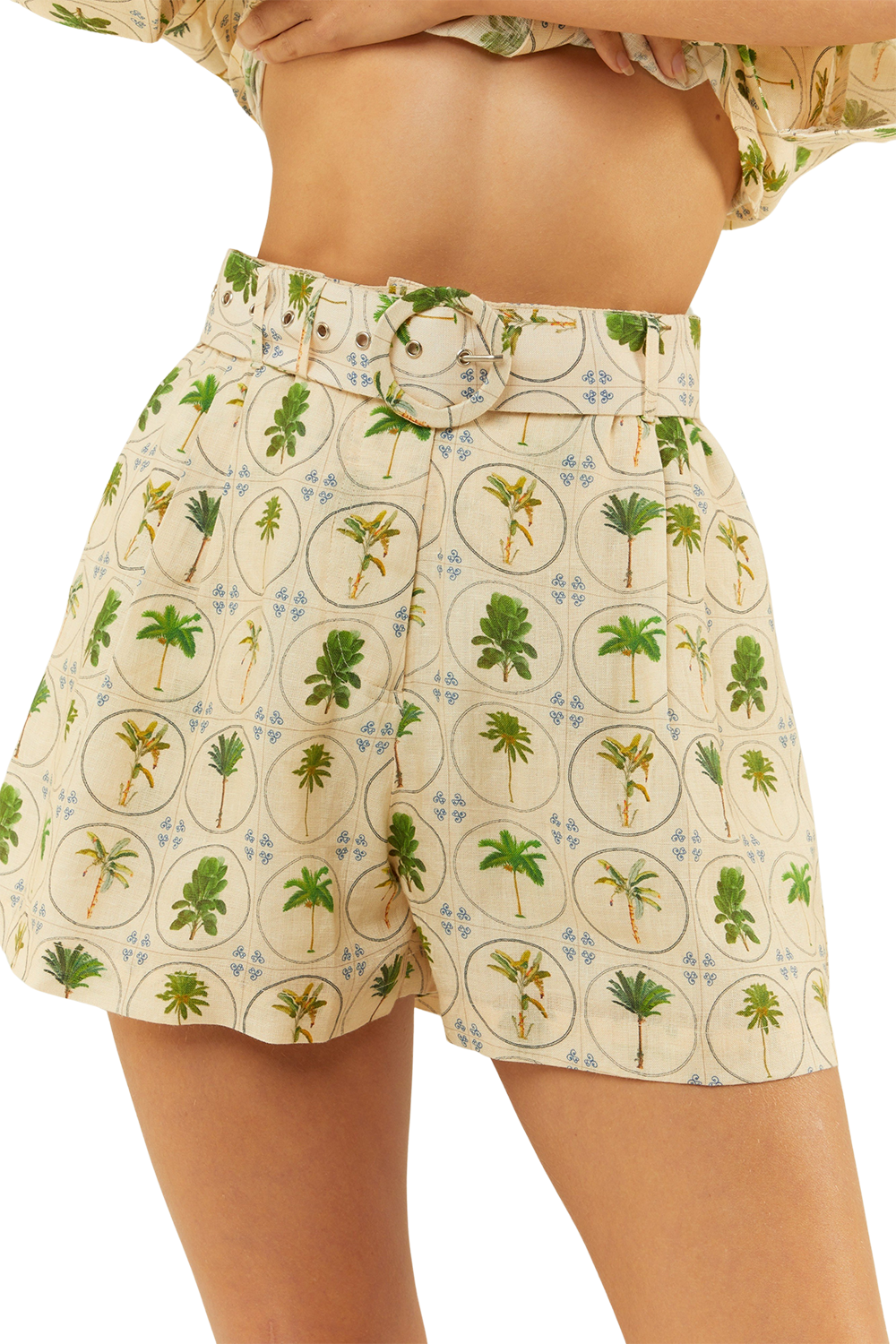 Rummy Shorts - Tropical Palms