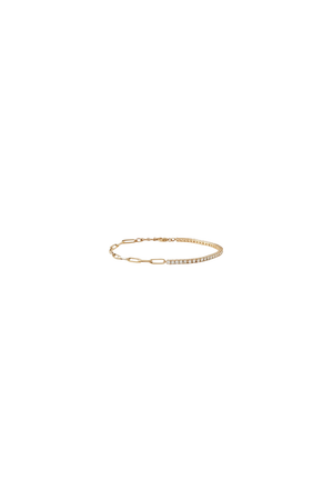 Serena Tennis Link Bracelet I - Diamond