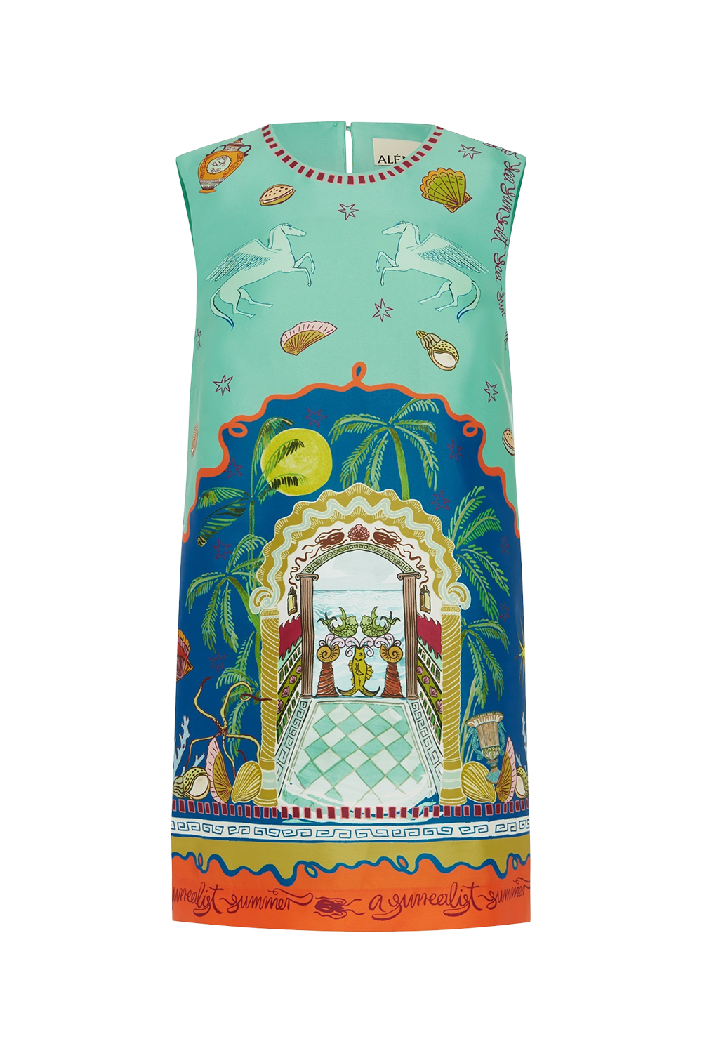 Surrealist Summer Mini Dress