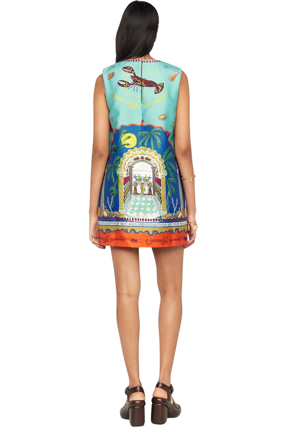 Surrealist Summer Mini Dress