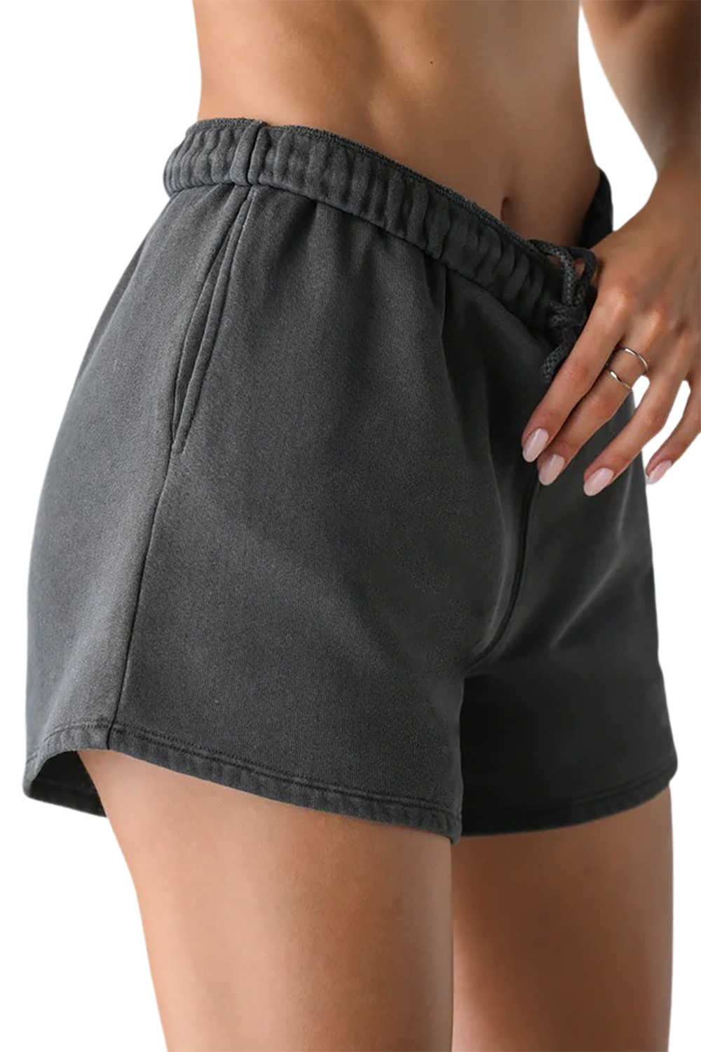 Sweat Shorts - Washed black