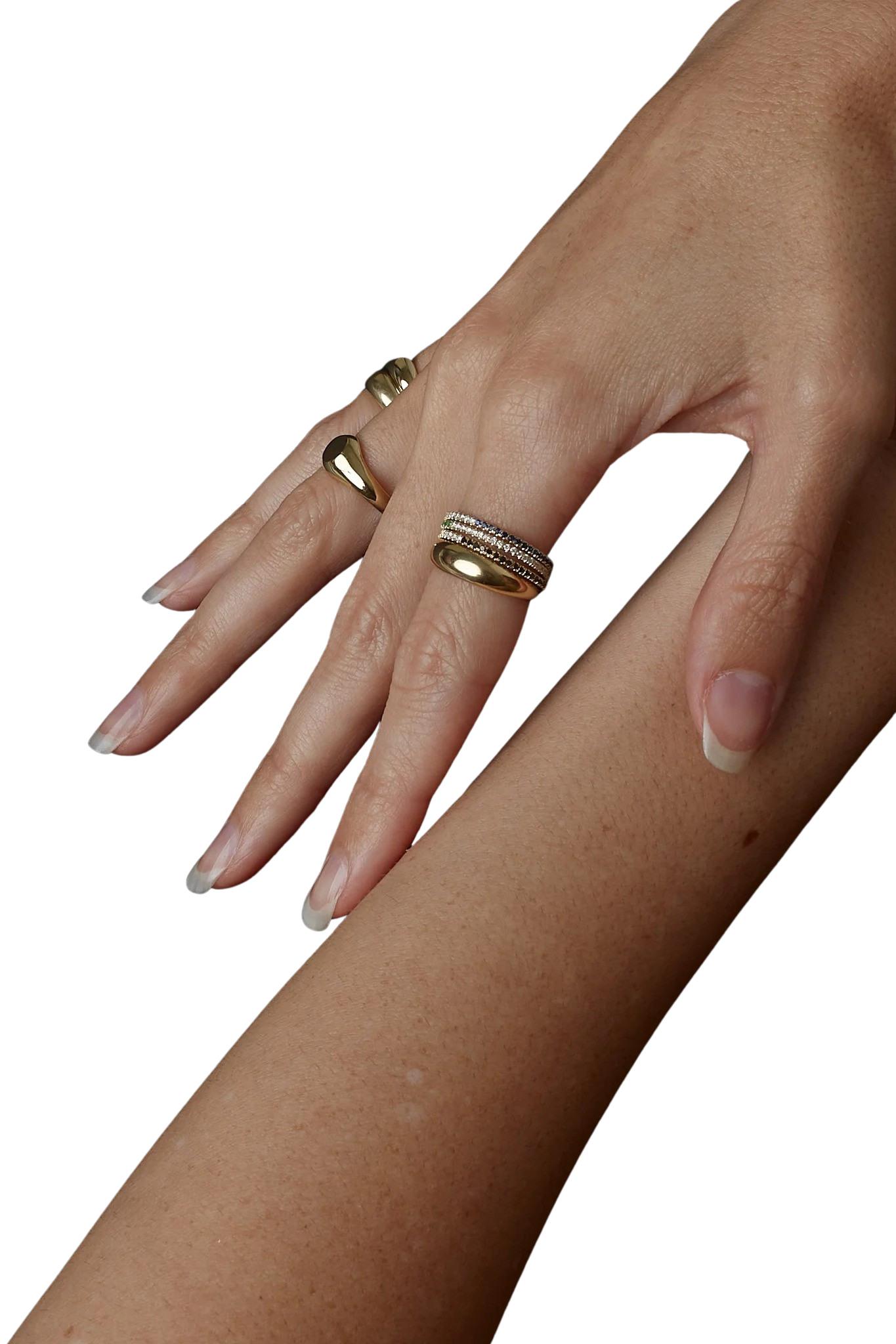Two in One Pavé Ring