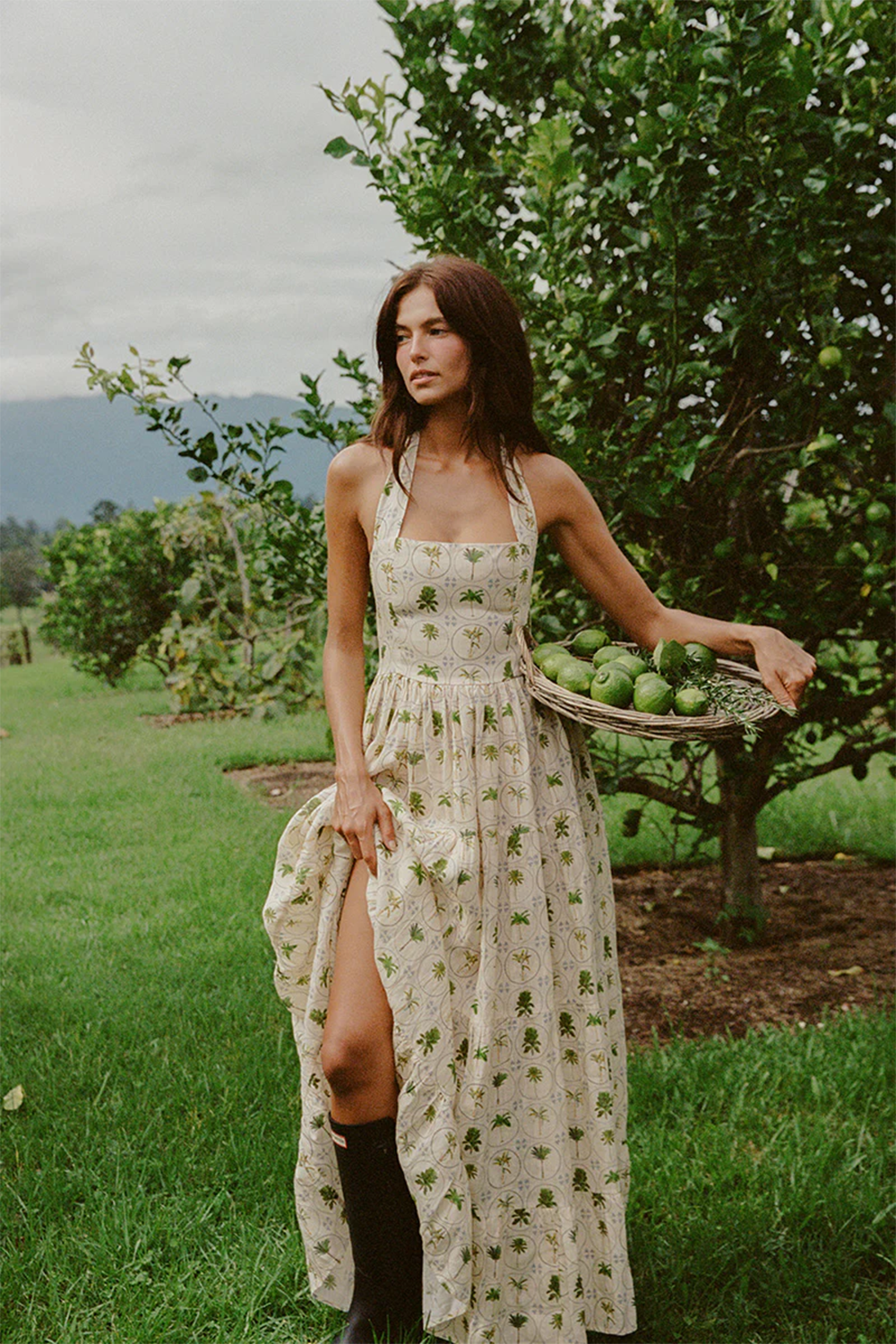 Willow Dress - Tropical Palms