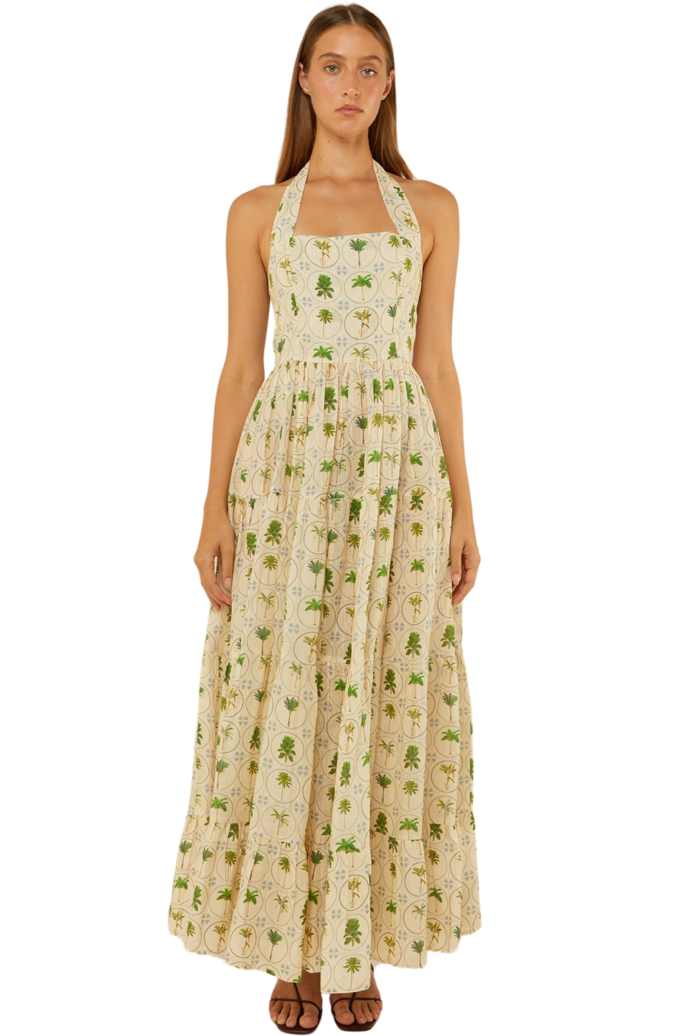 Willow Dress - Tropical Palms