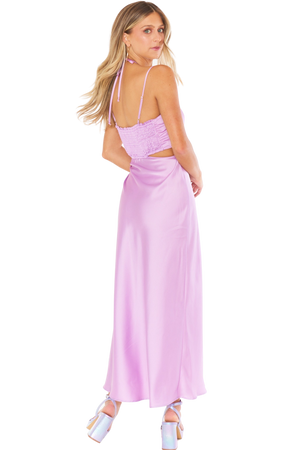 Codie Cut Out Dress - Lilac
