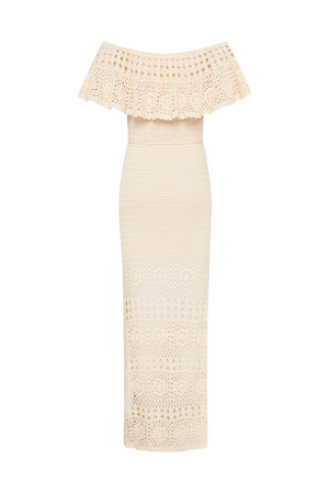 Iluka Crochet Midi Dress