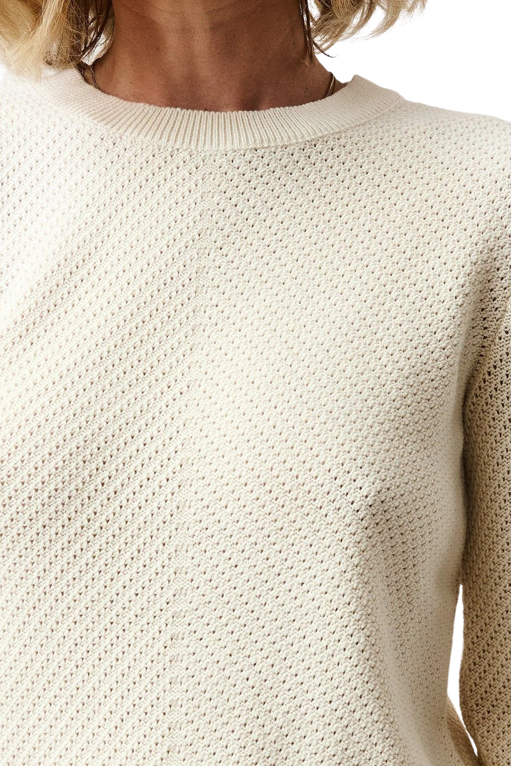 Knitted Pinpoint Pullover