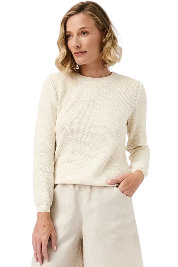 Knitted Pinpoint Pullover