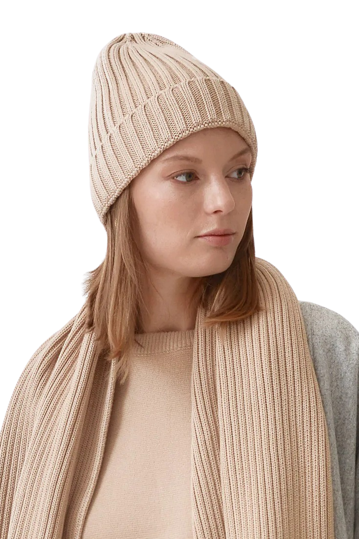 Knitted Ribbed Hat