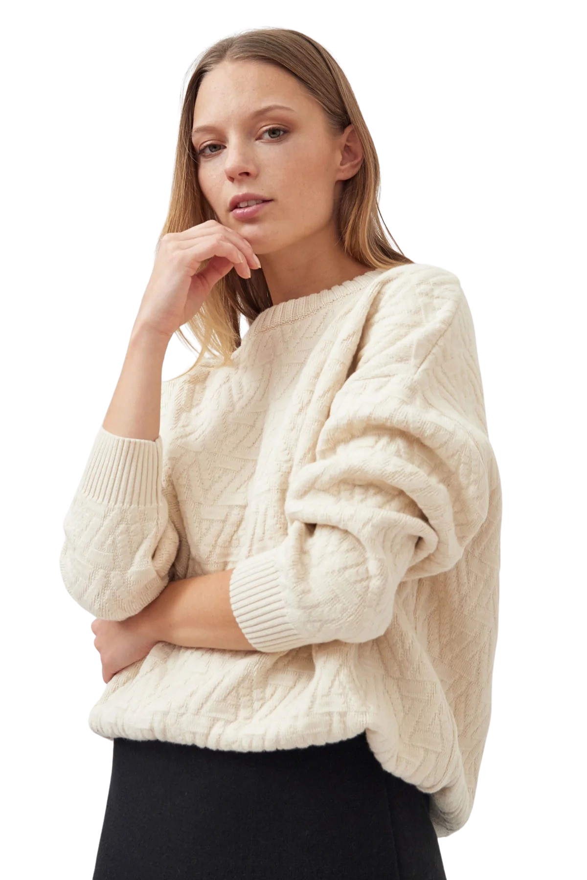 Knitted Triangle Pullover