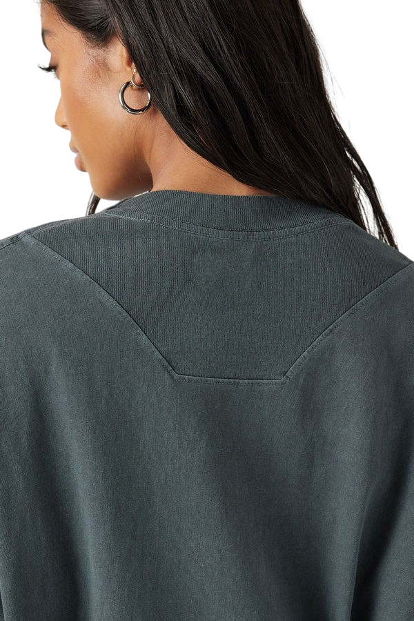 Vintage Long Sleeve Pullover - Evergreen
