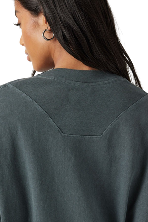 Vintage Long Sleeve Pullover - Evergreen